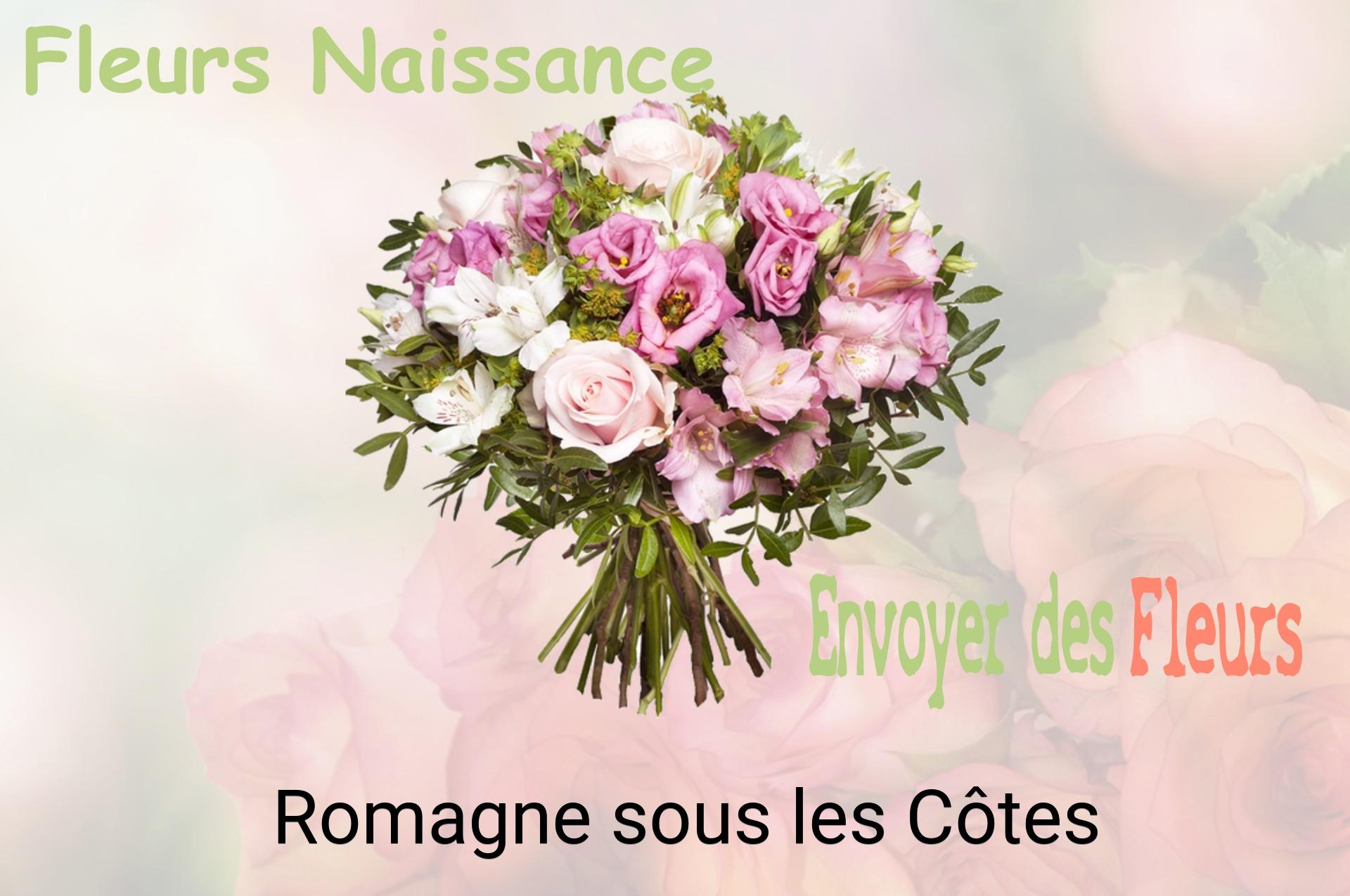 Bouquet de fleurs de naissance livré à Romagne-sous-les-Côtes