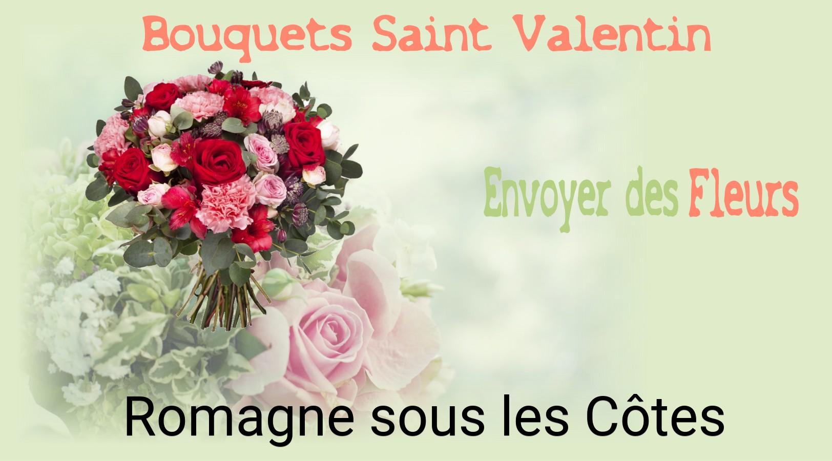 Roses de Saint-Valentin livrées à Romagne-sous-les-Côtes